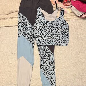 Stylish Gray and Blue Women's Jumpsuit